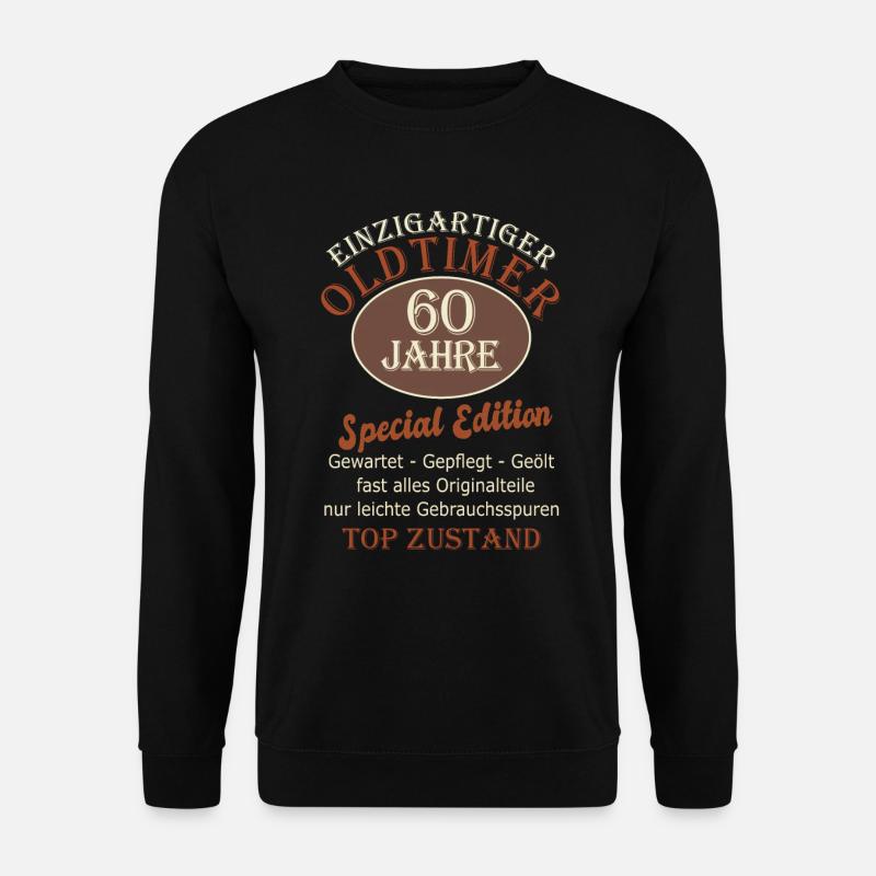 60.Geburtstag 60 Jahre 60er 60 Geschenk sechzig - Unisex Pullover - Schwarz