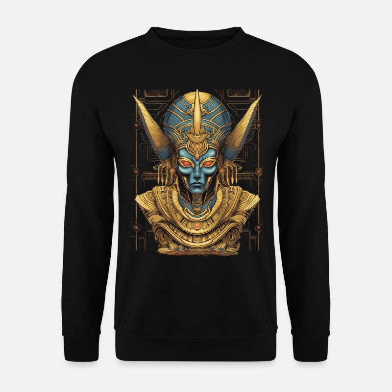 Fantasy-Alien-Gott - Unisex Pullover - Schwarz