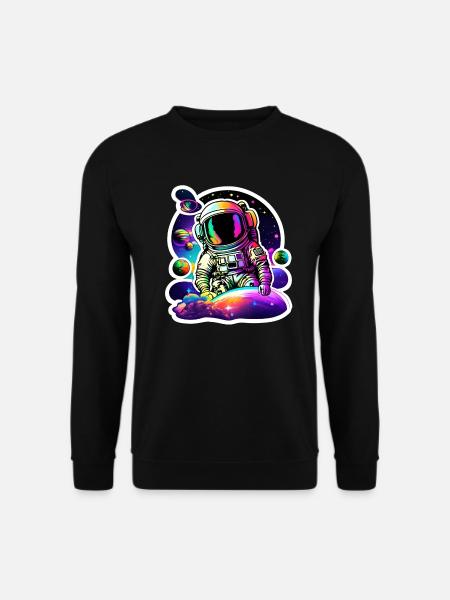 Psychedelic Astronaut I - Unisex Pullover - Schwarz