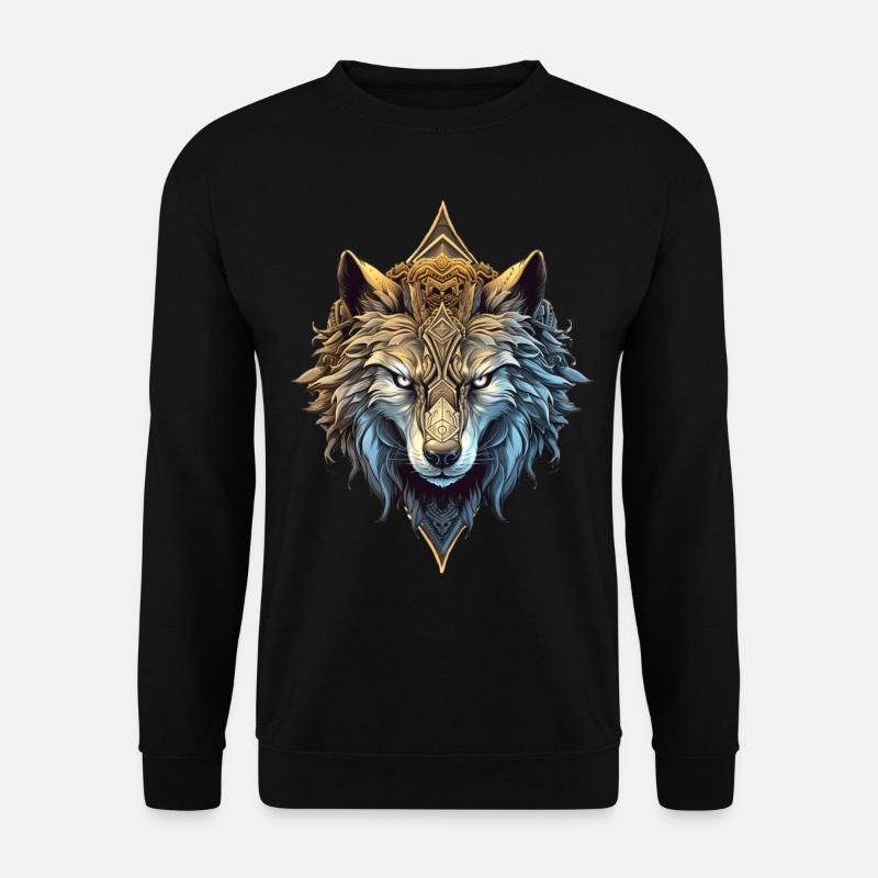 Great wolf - Unisex Sweatshirt - black
