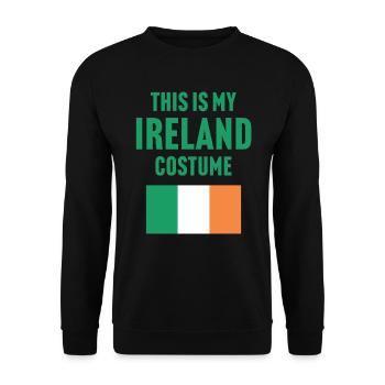 C’est mon costume d’Irlande - Sweat-shirt Unisexe - noir - Devant - Alina (178cm) & Michal (187cm)