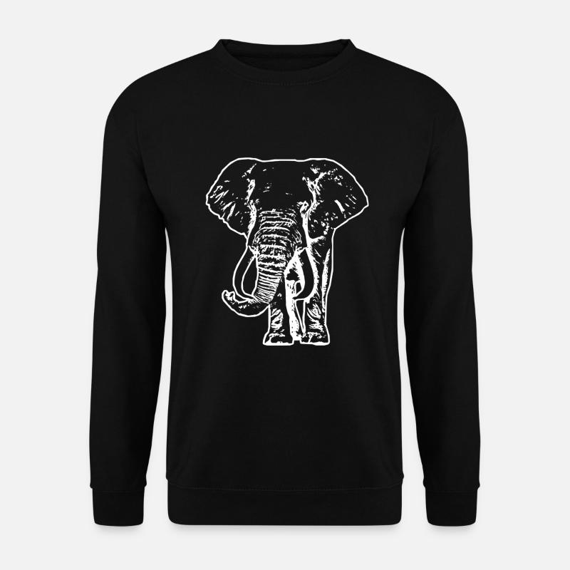elephant - Unisex Sweatshirt - black