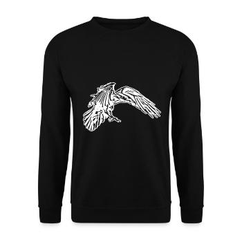 Rabe - Unisex Pullover - Schwarz - Vorne - Alina (178cm) & Michal (187cm)