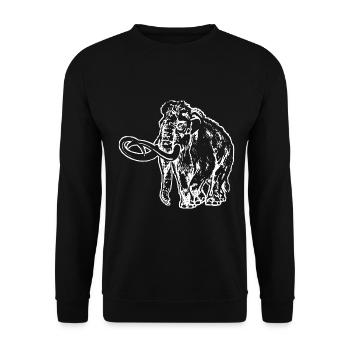 mammoth - Unisex Sweatshirt - black - Front - Alina (178cm) & Michal (187cm)