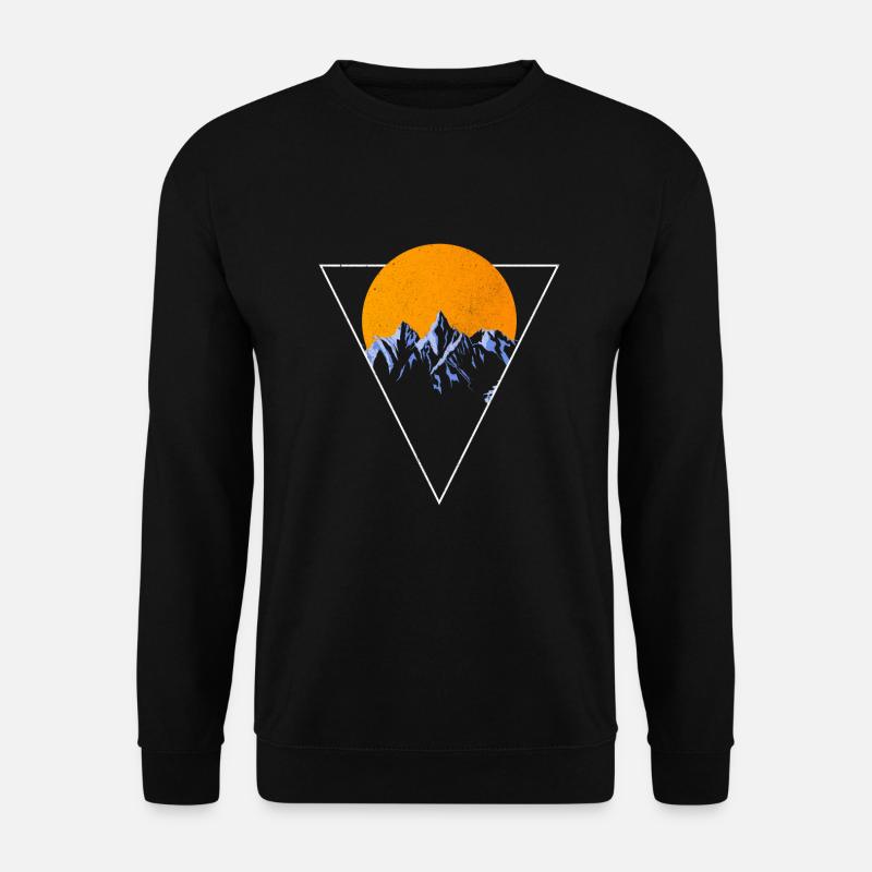 Landschaft - Unisex Pullover - Schwarz