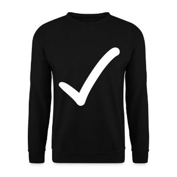 Hook Emoji Sketch Dessin - Sweat-shirt Unisexe - noir - Devant - Alina (178cm) & Michal (187cm)