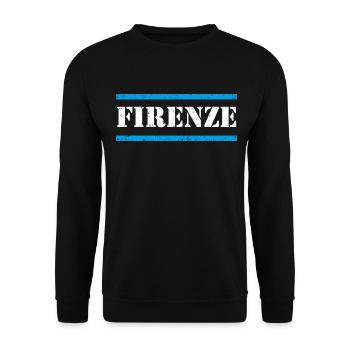 Florenz - Unisex Pullover - Schwarz - Vorne - Alina (178cm) & Michal (187cm)