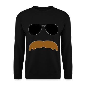 Olaf Schnörrisson - Unisex Sweatshirt - black - Front - Alina (178cm) & Michal (187cm)