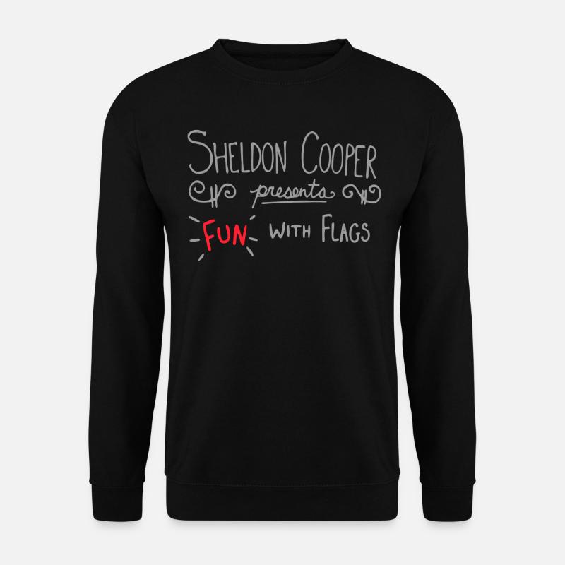 The Big Bang Theory Spaß mit Flaggen - Unisex Pullover - Schwarz