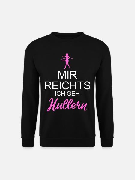Ich Geh Hullern Frauen Hulahoop Geschenk - Unisex Pullover - Schwarz
