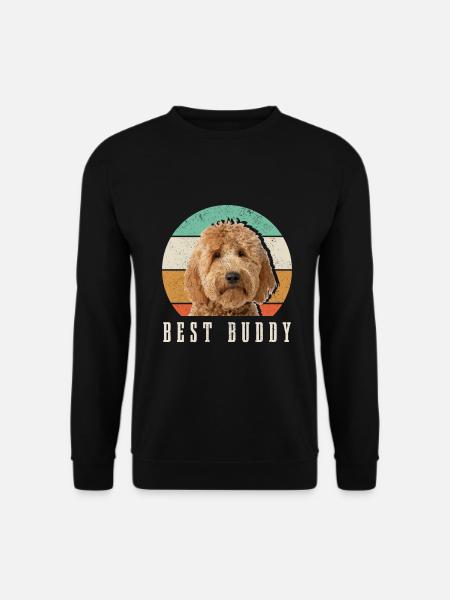 Goldendoodle Hund Dood Gave - Unisex sweater - sort