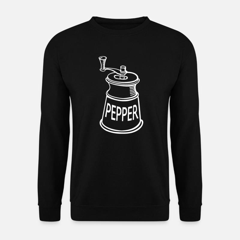 Kost�msalz- oder Pfefferm�hle - Unisex Pullover - Schwarz