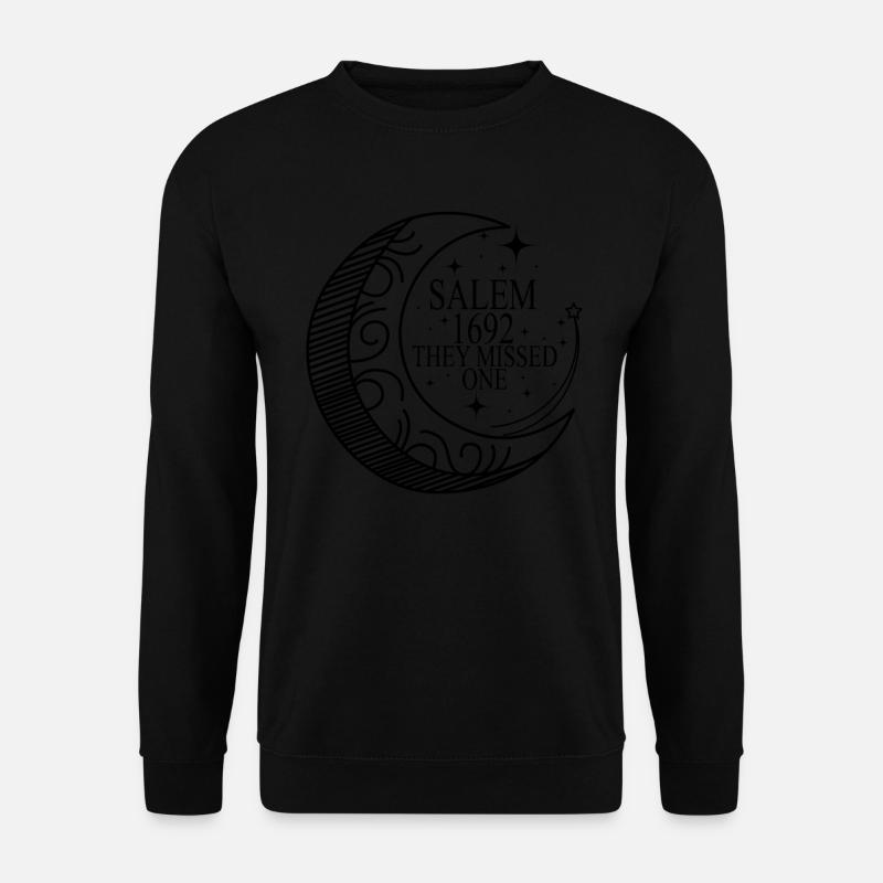 Salem 1692 Sie verpassten eine Hexe okkult eine ve - Unisex Pullover - Schwarz