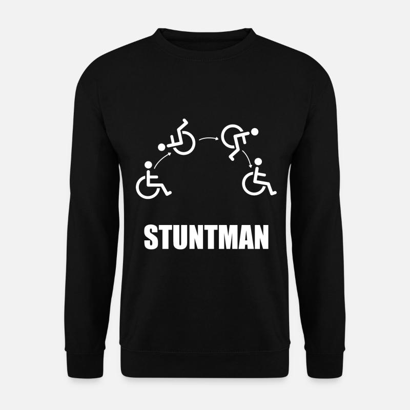 Handicap kørestol handicap sort humor - Unisex sweater - sort