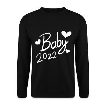Bébé 2022 - Nouveau-Né 2022 - Sweat-shirt Unisexe - noir - Devant - Alina (178cm) & Michal (187cm)