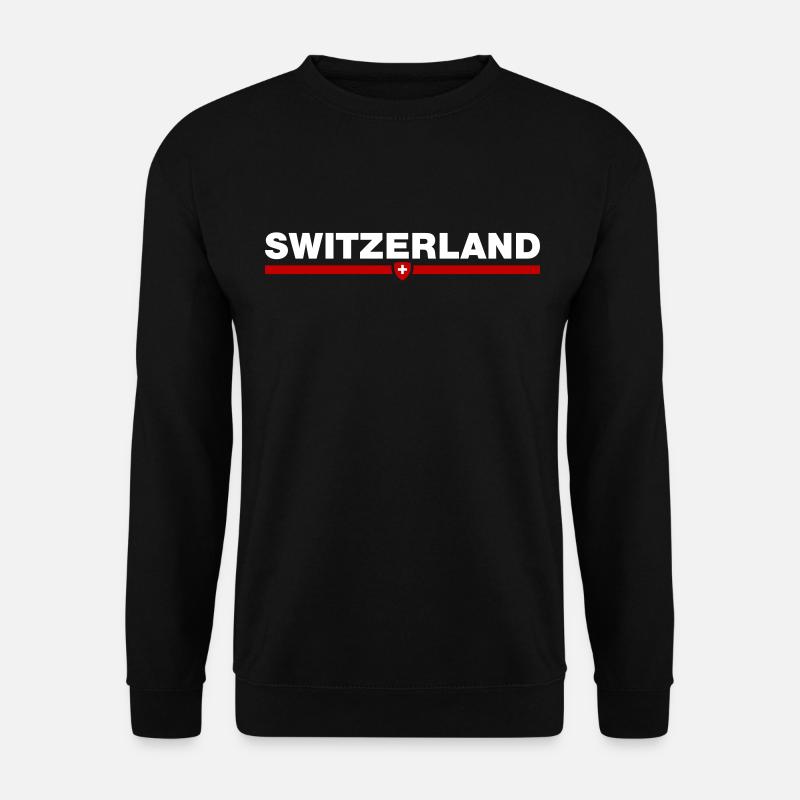 Switzerland - Unisex Pullover - Schwarz