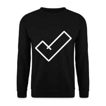 Hook Emoji Sketch Dessin - Sweat-shirt Unisexe - noir - Devant - Alina (178cm) & Michal (187cm)
