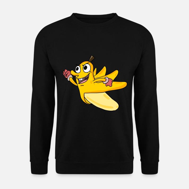 Banane - Unisex Pullover - Schwarz