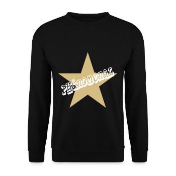 phänomenal geschenk deutschrap hip hop - Unisex Pullover - Schwarz - Vorne - Alina (178cm) & Michal (187cm)
