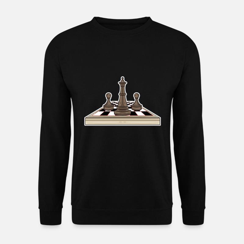 Jeu d’échecs - Sweat-shirt Unisexe - noir