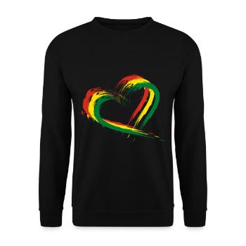 Bolivia - Unisex Sweatshirt - black - Front - Alina (178cm) & Michal (187cm)
