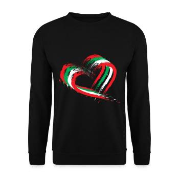 Libanon - Unisex Pullover - Schwarz - Vorne - Alina (178cm) & Michal (187cm)