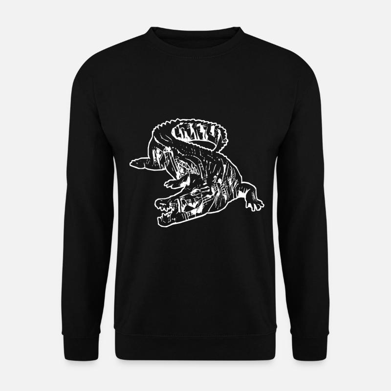 crocodile - Unisex Sweatshirt - black