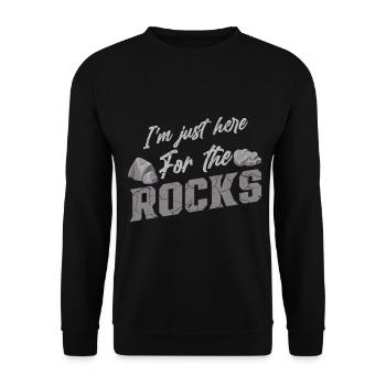 Geology Student Geologist Geology Student - Unisex Sweatshirt - black - Front - Alina (178cm) & Michal (187cm)