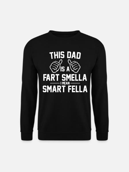 SMART FELLA FATHER - Unisex Sweatshirt - black