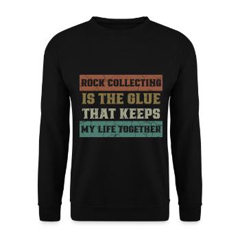 Geology Student Geologist Geology Student - Unisex Sweatshirt - black - Front - Alina (178cm) & Michal (187cm)