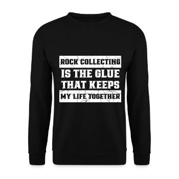 Geology Student Geologist Geology Student - Unisex Sweatshirt - black - Front - Alina (178cm) & Michal (187cm)