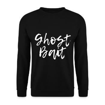 Ghost Bait Paranormal Warning Haunted Ghost Hunter - Unisex Sweatshirt - black - Front - Alina (178cm) & Michal (187cm)