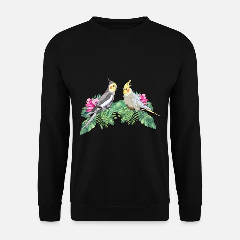 Perruche perruche calopsitte - Sweat-shirt Unisexe - noir