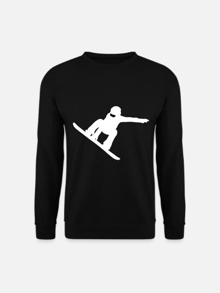 Snowboarder Wintersport - Unisex Pullover - Schwarz