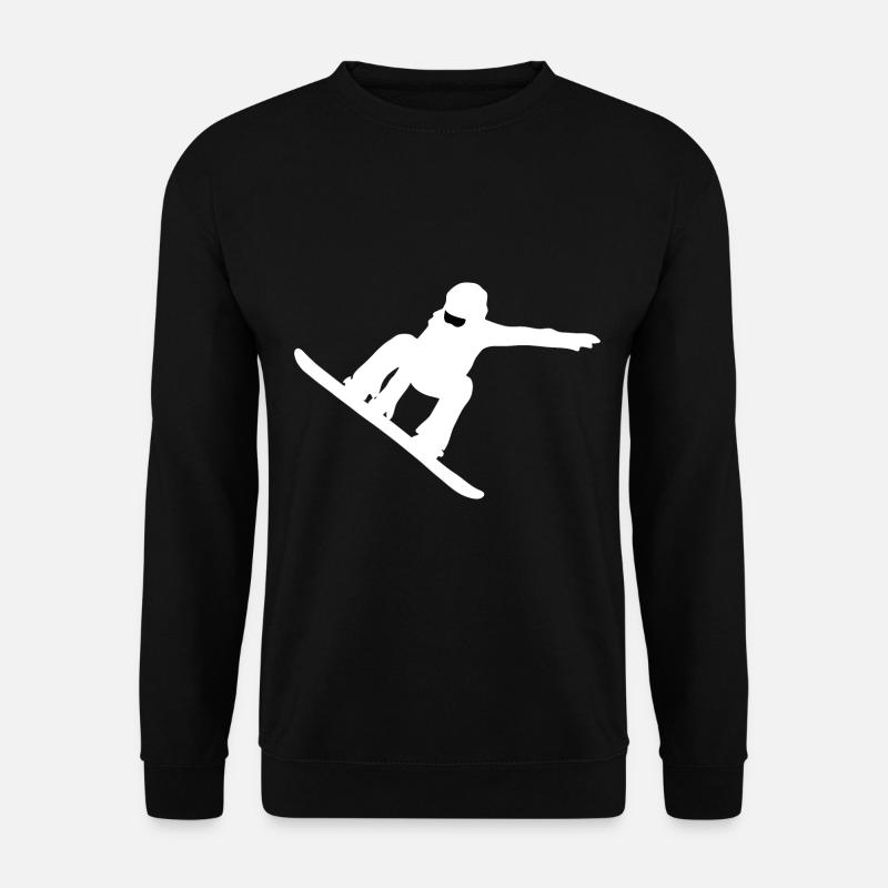 Snowboarder Wintersport - Unisex Pullover - Schwarz