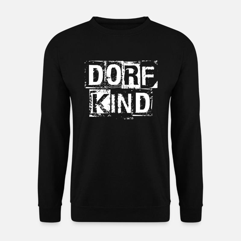 Dorf Kind Landwirt Farmer Dorfkinder - Unisex Pullover - Schwarz
