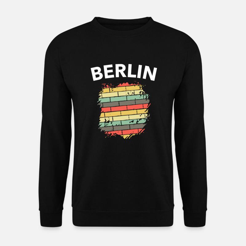 Berlin Mauer Mauerfall DDR lustiges Geschenk - Unisex Pullover - Schwarz