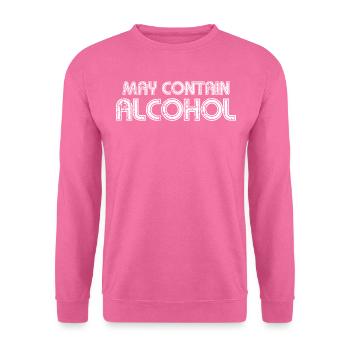 alcool - Sweat-shirt Unisexe - rose - Devant