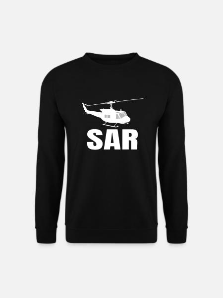 SAR Rettungsflieger Flugrettung Geschenk - Unisex Pullover - Schwarz