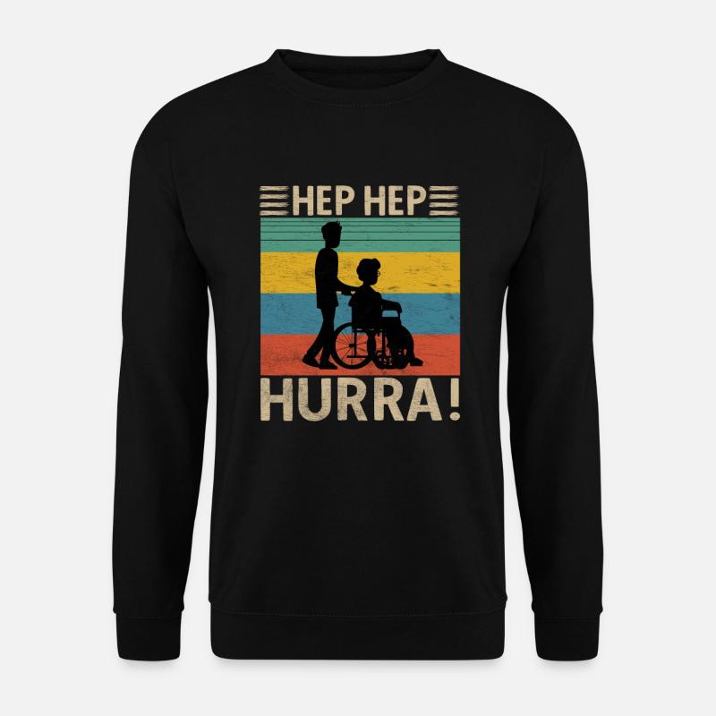 Heilerziehungspfleger HEP Vintage Retro - Unisex Pullover - Schwarz