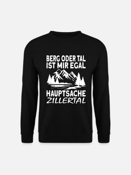 Zillertal Tirol Österreich - Unisex Pullover - Schwarz