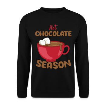 Cadeaux de Noël Noël - Sweat-shirt Unisexe - noir - Devant - Alina (178cm) & Michal (187cm)