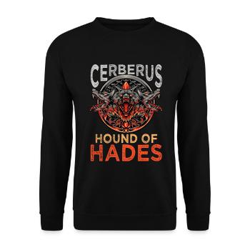 Cerberus Hound Of Hadès Mythologie grecque - Sweat-shirt Unisexe - noir - Devant - Alina (178cm) & Michal (187cm)