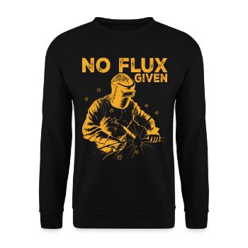 Coole einzigartige Schweißkunst | WIG- und MIG-Schweißgerät Schweißen - Unisex Pullover - Schwarz - Vorne - Alina (178cm) & Michal (187cm)