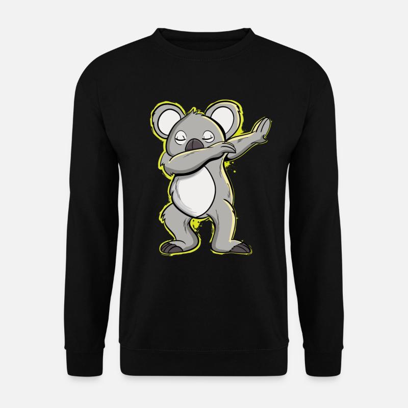 koala dabbing - Unisex Sweatshirt - black