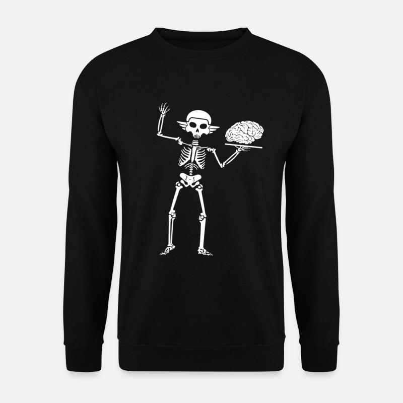 Skelett - Unisex Pullover - Schwarz
