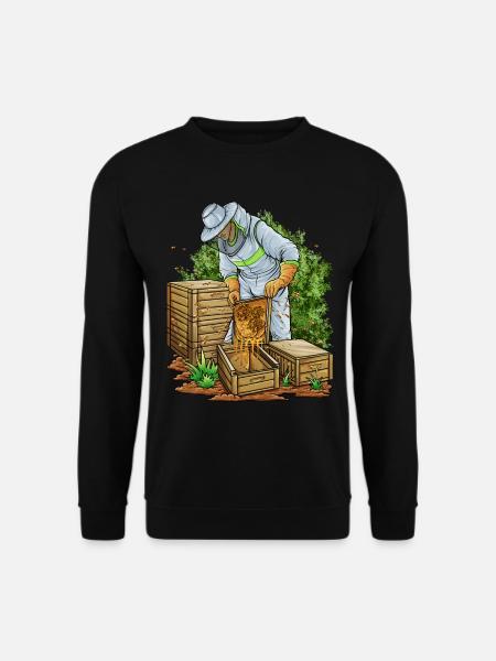 Imker Imkerin Honig Biene - Unisex Pullover - Schwarz