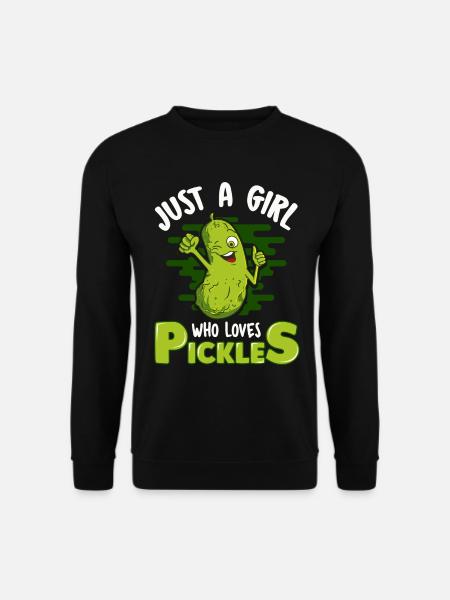 Just A Girl Who Loves Gherkins - Unisex Sweatshirt - black