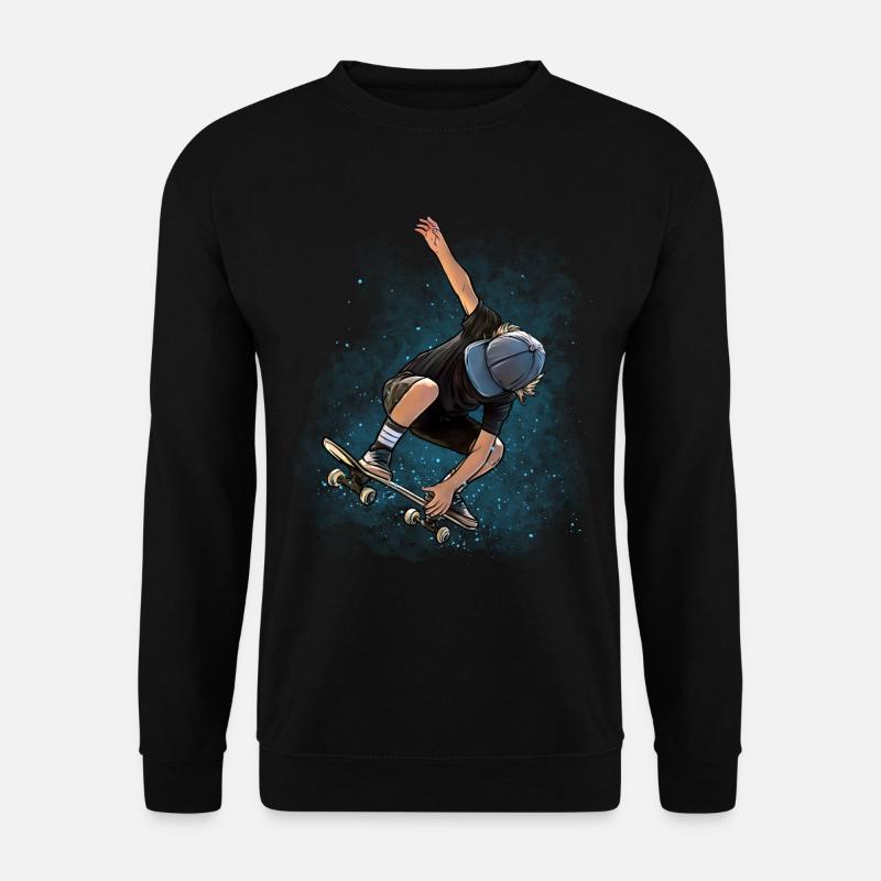 Skater skateboard - Unisex Sweatshirt - black