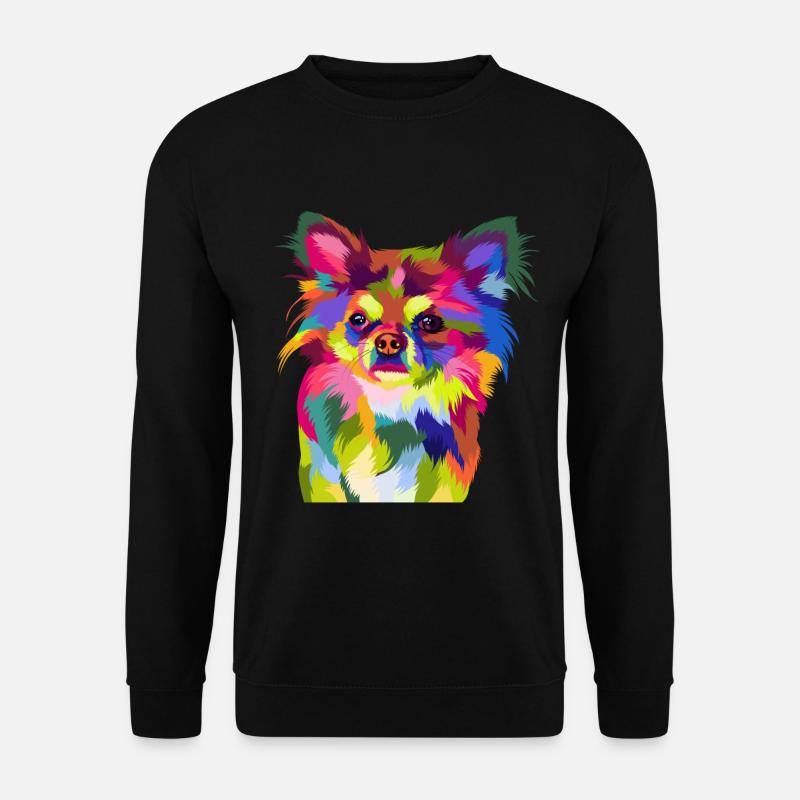 Chihuahua Hund - Unisex Pullover - Schwarz